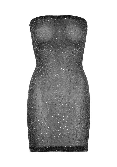Сукня-бандо зі стразами Leg Avenue Lurex rhinestone tube dress, з люрексом, one size Sex Aura Київ - фото 4