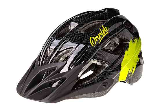 Шлем ONRIDE Rider черный/зеленый M (52-56 см) Бровары