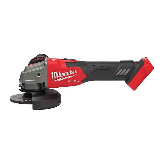 Шлифмашина угловая аккумуляторная MILWAUKEE, M18 FSAGV125XPDB-0X, диаметр 125мм (+ рукоятка, зах. кожух, бескл. гайка, 2 зах. Экран Одесса
