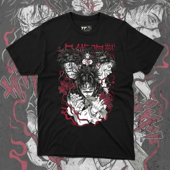 Футболка для подростка мальчика с принтом Магическая Битва Чосо 2 Размер 160 Anime10731 Днепр