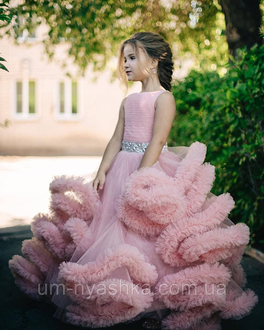 Пышное платье Облачко ПУДРОВОЕ на 4-5, 6-7, 8-9 лет Кривой Рог - изображение 5