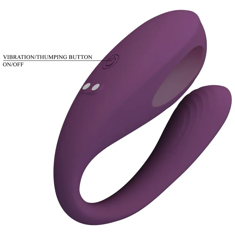 Вибратор для пар со смарт управлением Pretty Love - Aari, BI-300076HP Sex Aura Киев - изображение 7