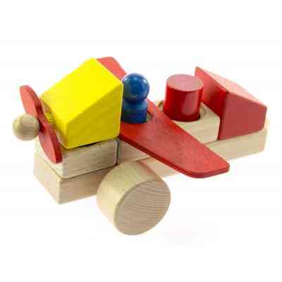 Конструктор Nic cubio деревянный Самолет (NIC2132) Винница