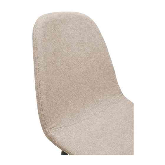 Стілець крісло м'який MacaoDesign U Magic Beige чорні ніжки Бежевий Київ