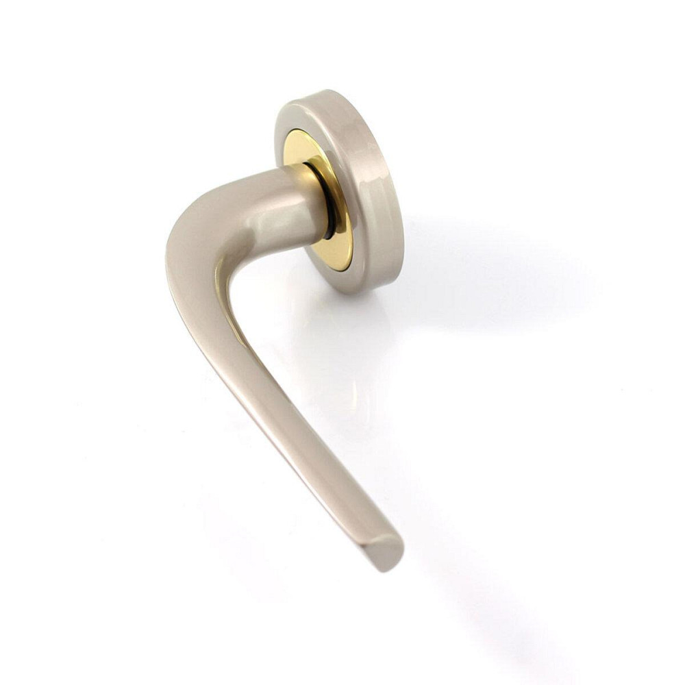 Ручка Fimet 1150-2031 F95 Soubrette полірована латунь / мат нікель R ф / з Київ - фото 2