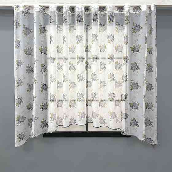 Кухонная арка VR-Textil № 000к белый с серым 280х150 см (51-240) Киев