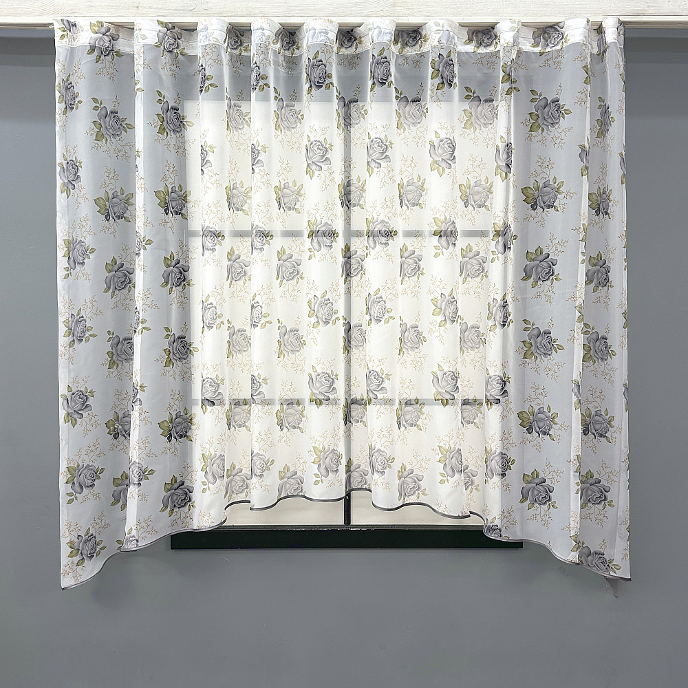 Кухонная арка VR-Textil № 000к белый с серым 280х150 см (51-240) Киев - изображение 1