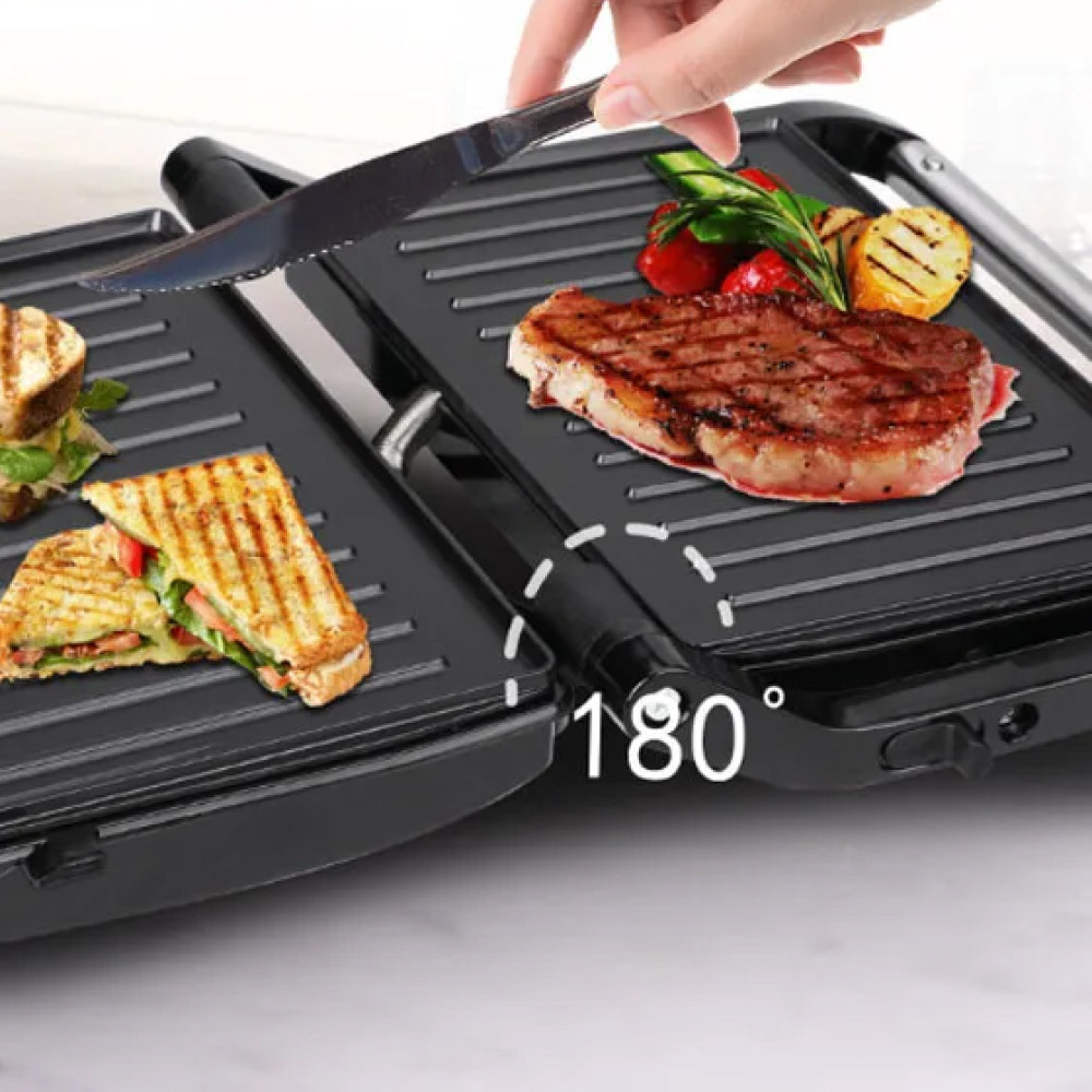 Прижимной гриль электрический 2000Вт, BITEK BT-2685 / Электрогриль / Контактный гриль / Домашний гриль Киев - изображение 5