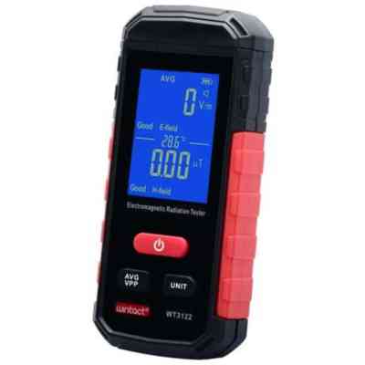 Детектор строительный Wintact тестер электромагнитного излучения 1-1999В/м, 0,01-99,99μT/0,1-999,9mG (WT3122) Винница