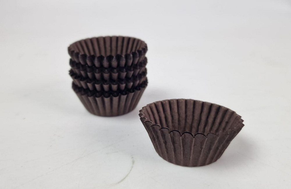 Тартолітка для кексів 4А кругла коричнева D35 H20 (100 шт.) (1 уп.) Харків - фото 3