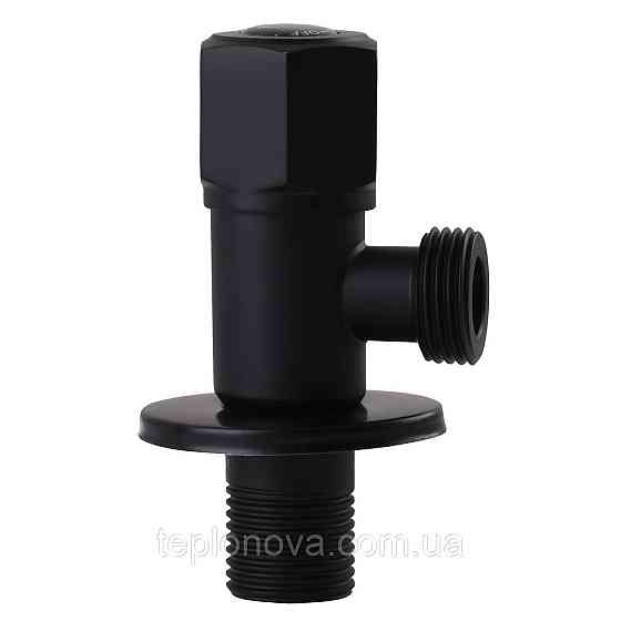 Кран кульовий угловой Professional 1/2″X1/2″ NV-QP888 BLACK Черновцы
