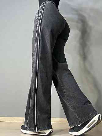 Штани спортивні жіночі Yingguoxiang 2015 кльош варені з лампасом чорні, чорний, 28 Київ