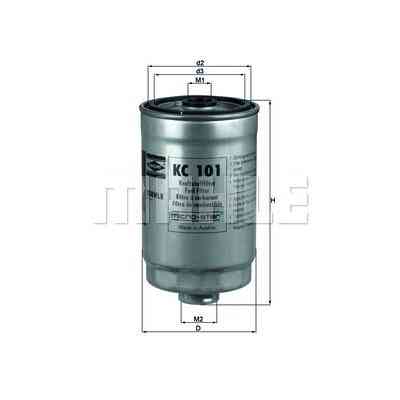 Фільтр паливний Mahle KC101 Вінниця