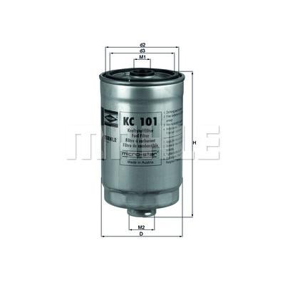 Фільтр паливний Mahle KC101 Вінниця - фото 1