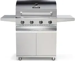 Гриль Grill Gazowy Marroni 4-Palnikowy Lipari 149X57 Srebrny Cbk400 Київ - фото 1