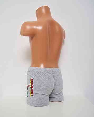 Боксеры подростковые однотонные - сбоку надпись. Набор из 5 шт. Nicoletta 41384 10-11 Киев