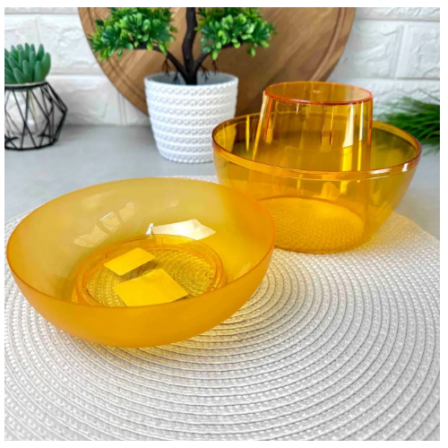 Вазон Сфера 14см бурштиновий Алеана Житомир - изображение 5