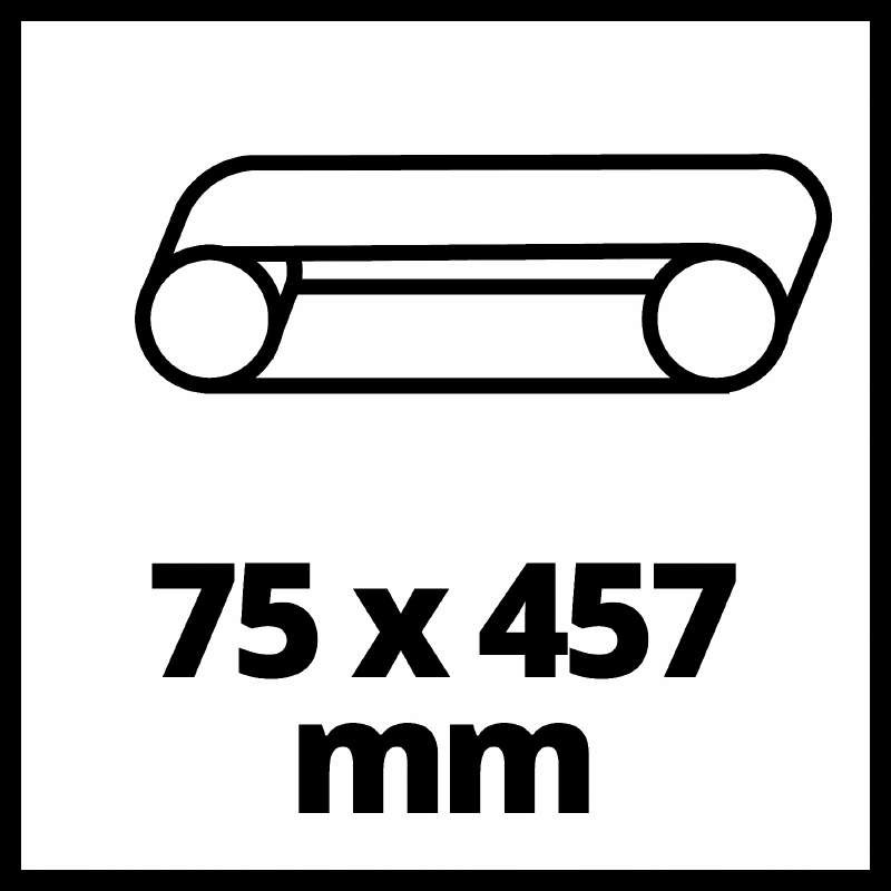 Мощная шлифмашина ленточная аккумуляторная Einhell TP-BS 18/457 Li BL - Solo : с АКБ 18V 2.5 Ач Киев - изображение 8