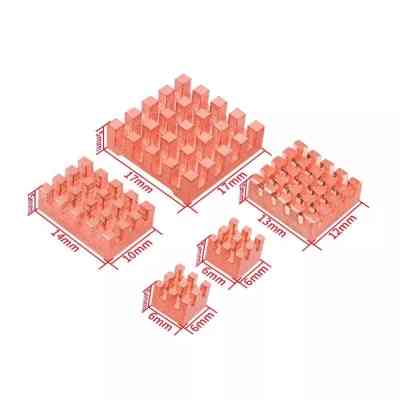 Радіатор охолодження для Мікро ПК KUONGSHUN Комплект для Raspberry Pi 5, 5 шт (RA805) Вінниця