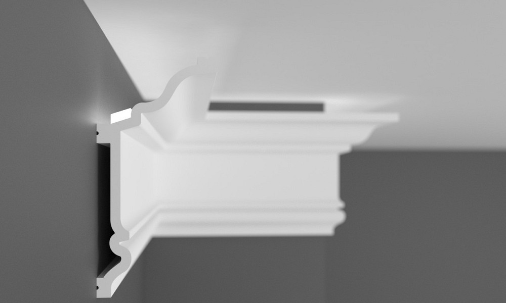 Карниз полимерный для LED освещения Grand Décor KH 919 Днепр - изображение 4