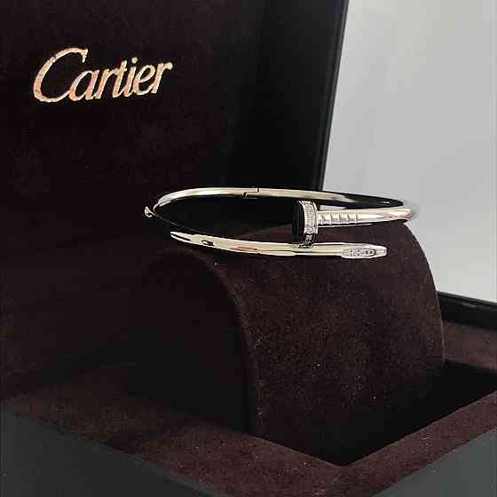 Cartier браслет Гвоздь покрытие белым золотом / Картье браслет Гвоздь Одесса