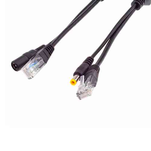 Сплиттер PoE для камер видеонаблюдения CCTV, Ethernet 5.5×2.1 мм, комплект 2 шт Киев