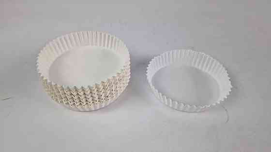 Тартолітка для кексів 11А кругла біла D90 H20 (100 шт.) (1 уп.) Харків