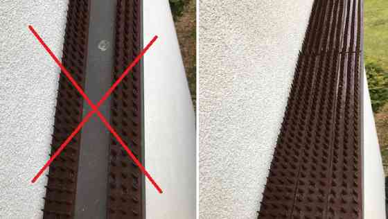 Шипы от птиц и животных, 0.5 м (высота шипа 3 см) Чёрный Одесса