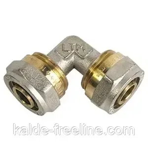 Кут сполучний 20*20 для металопластикової труби Харків - фото 1