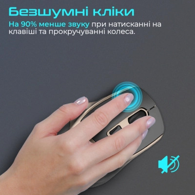 Мышка Promate Samit Wireless Gold (samit.gold) Винница - изображение 2