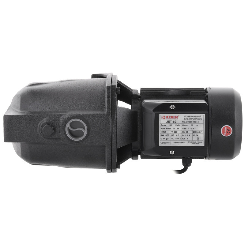 Насос поверхн. самовсасывающий Koer JET-60 (KP2658) Киев - изображение 5