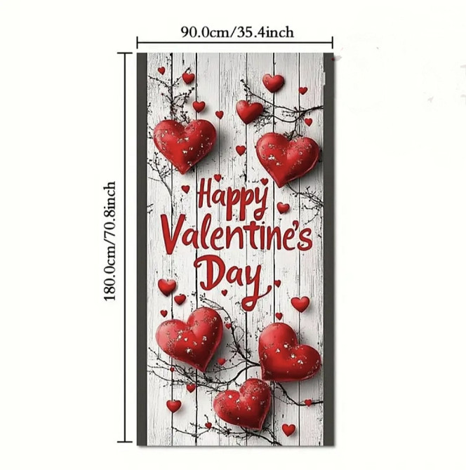 Банер на двері (на стіну) до дня Святого Валентина Сміла - фото 2