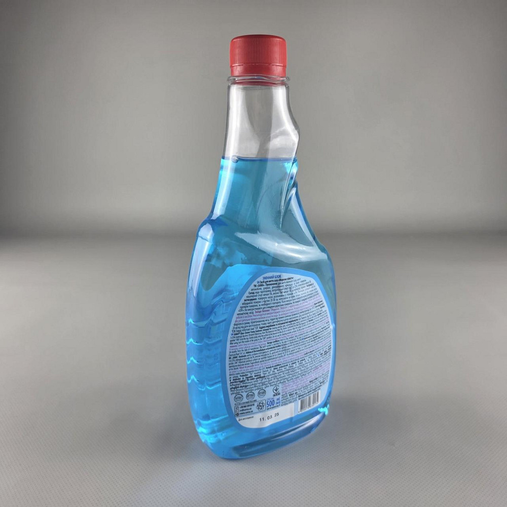 Моющее средство для стекла и зеркал  САМА морозная свежесть 500г (запаска) (1 шт) Харьков - изображение 3