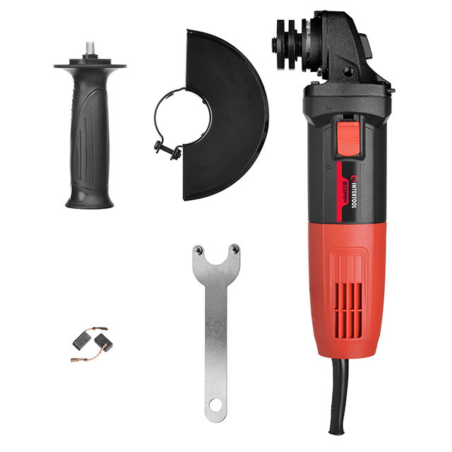 Шліфмашина кутова INTERTOOL WT-0221, 0,85 кВт, 11000 об/хв, диск 125 мм - зручна у використанні болгарка Львів - фото 1