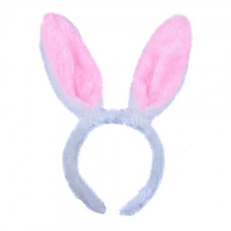 Вушка хутряні Зайця рожеві Київ - фото 2