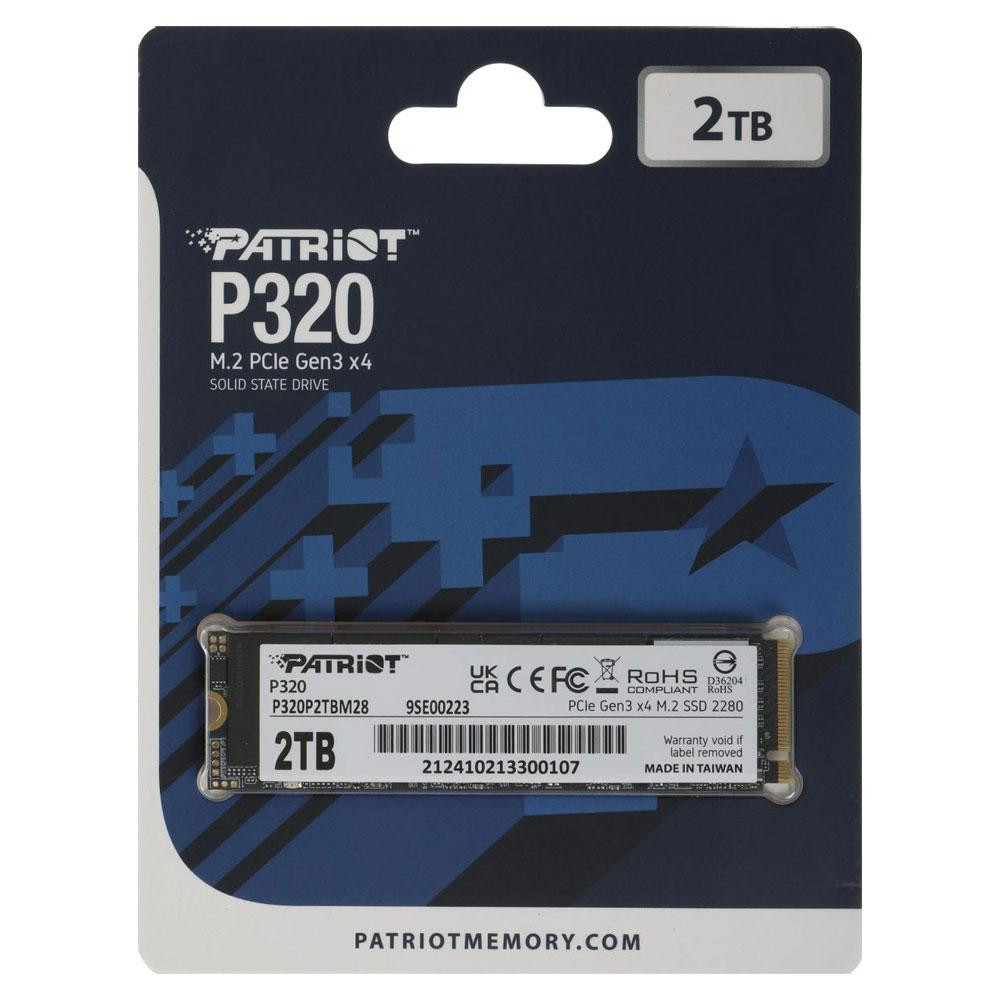 SSD Patriot P320 2TB M.2 NVMe 2280 Київ - фото 5