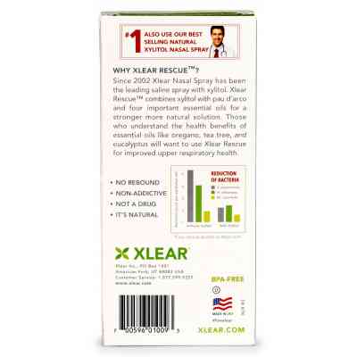 Минералы Xlear Спасение назальный спрей с ксилитом и эфирными маслами 45 мл (700596010093) Винница