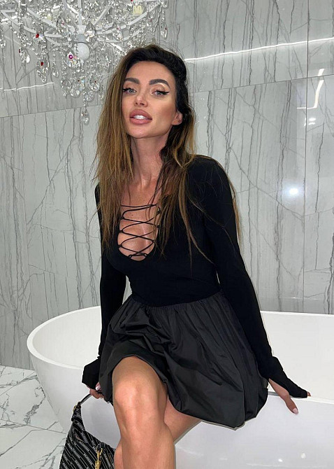 Женское изящное черное мини платье с длинным рукавом микродайвинг 46/48 Одесса - изображение 4