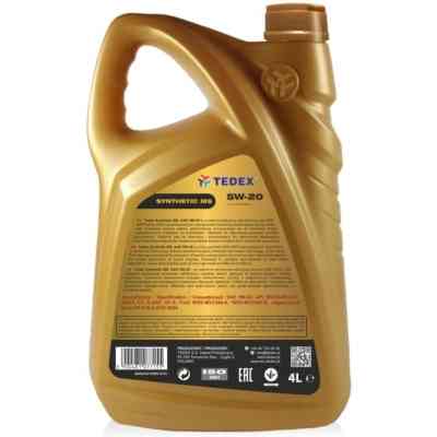 Моторное масло TEDEX SYNTHETIC (MS) MOTOR OIL 5W20 - 4л Винница