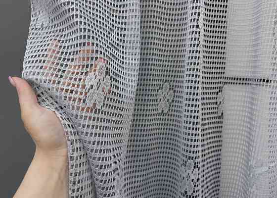 Тюль сітка висотою 1,6м "Juli", колір сірий 1717т Київ