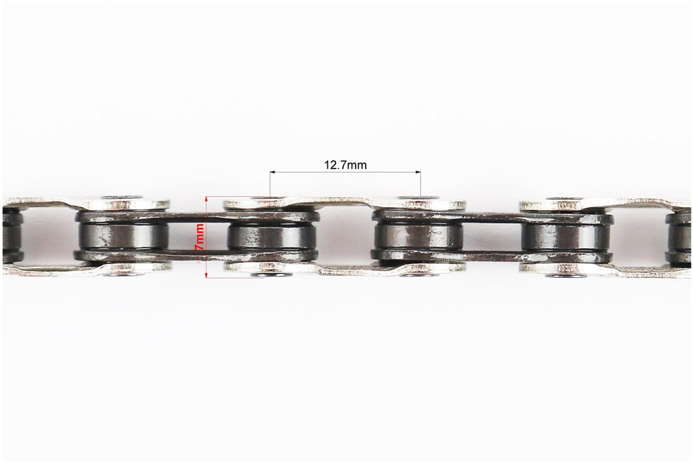 Ланцюг приводний 1/2х3/32х116L 8 швидкостей, сріблясто-чорний OCTO Київ - фото 2
