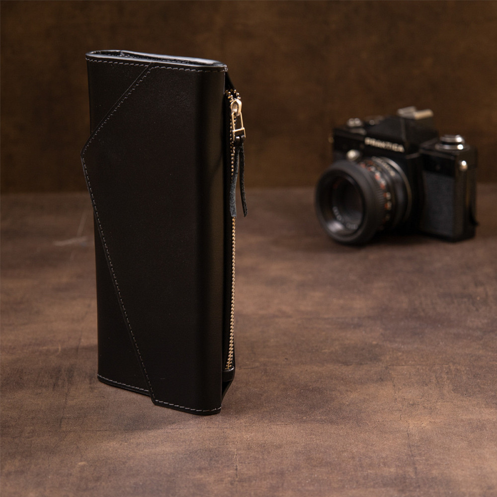 Многофункциональный клатч 11337 Grande Pelle Черный Киев - изображение 7