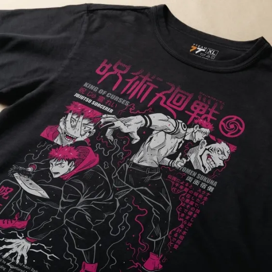 Футболка чоловіча з  принтом Магическая Битва Сукуна 6 Розмір 48 Дніпро