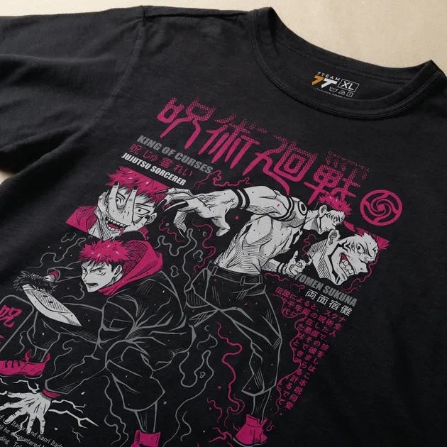 Футболка чоловіча з  принтом Магическая Битва Сукуна 6 Розмір 48 Дніпро - фото 3