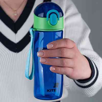 Поильник-непроливайка Kite 530 мл, синя (K25-400-3) Винница