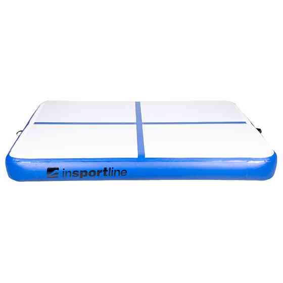 Килимок надувний inSPORTline Air-impact 200x150 см, біло-синій Київ