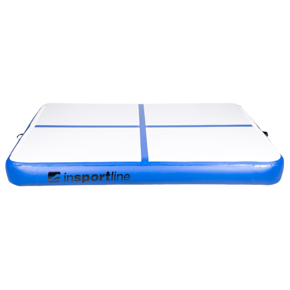 Килимок надувний inSPORTline Air-impact 200x150 см, біло-синій Київ - фото 2