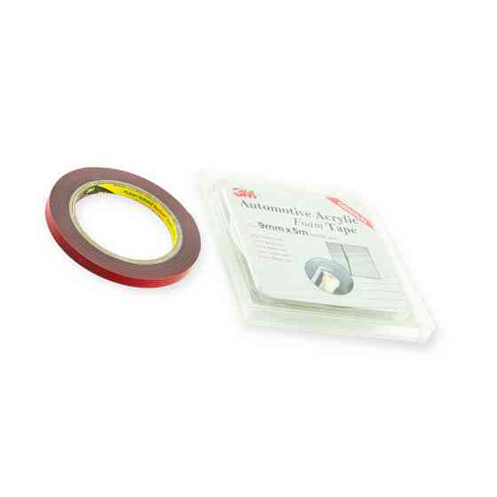 Скотч 2-х сторонній "сірий" 5м х 9мм 0.8мм 3м gt6008 блістер 3M Мукачево