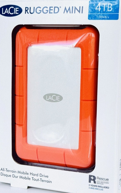 Жорсткий Диск: LaCie Rugged Mini 4ТБ LAC9000633. Київ - фото 2