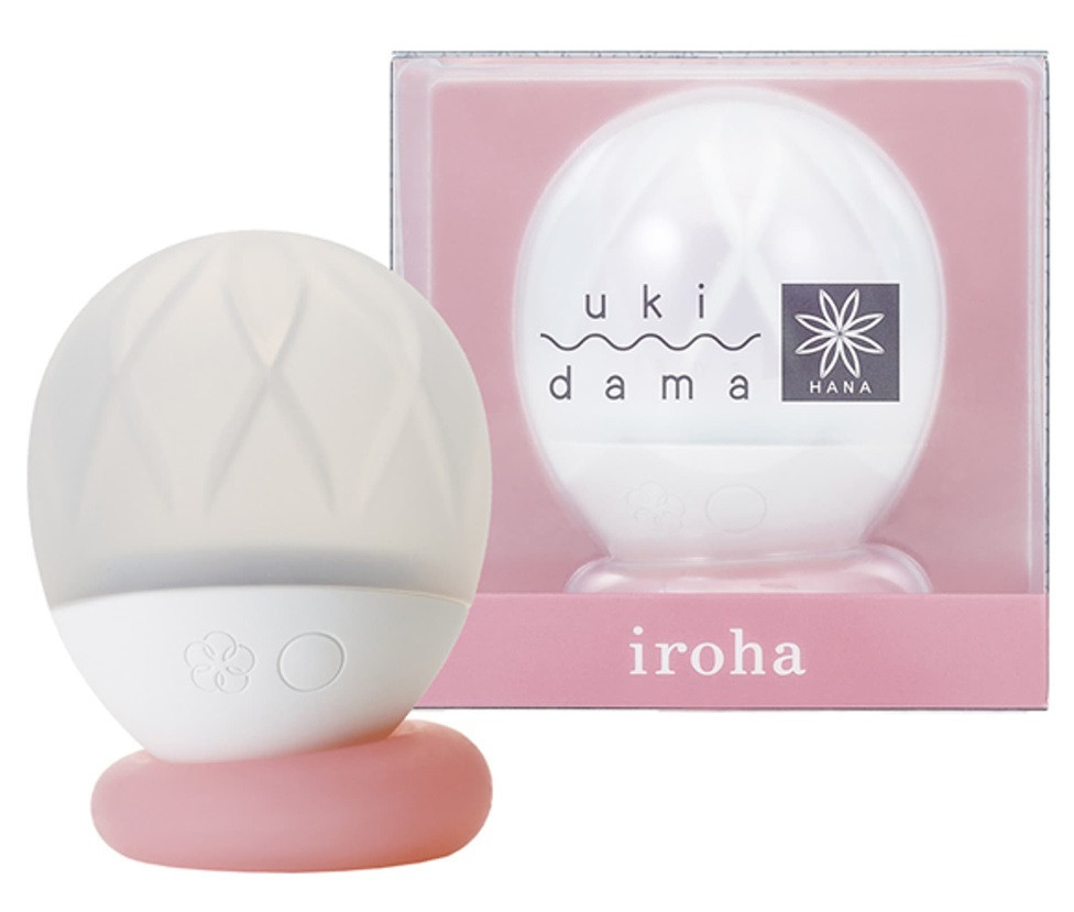 Вибратор для клитора с подсветкой Ukidama Iroha, на подставке, силиконовый, белый, 7 х 5.7 см Sex Aura Киев - изображение 1